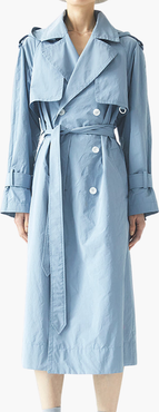 CAALO Water Resistant Hooded Trench Coat