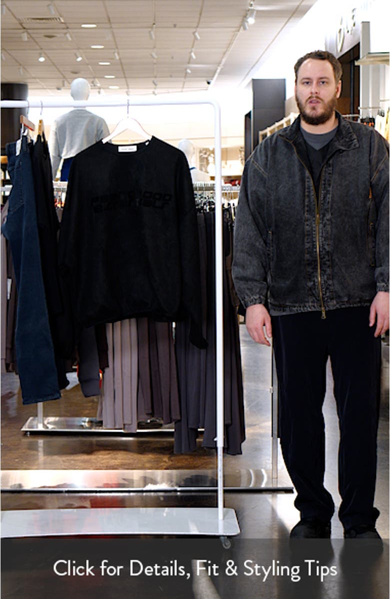 Modern Crewneck Graphic Sweatshirt, sales video thumbnail