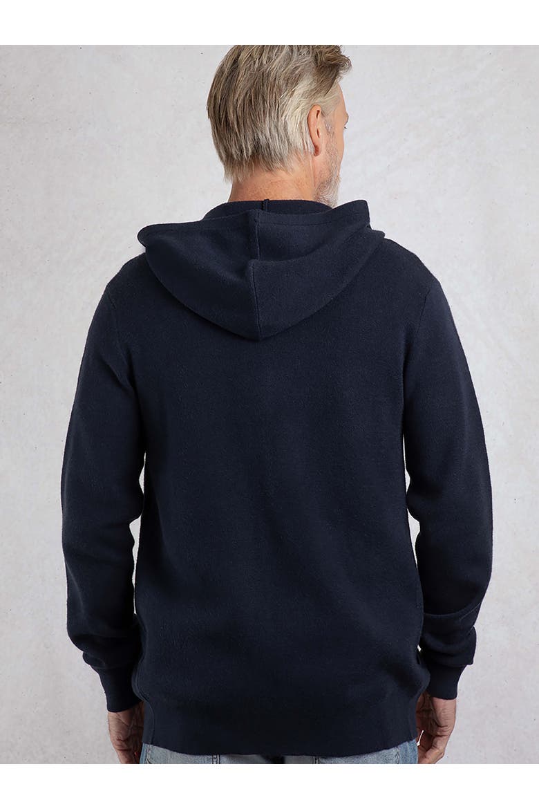 Samuel Knitted Full Zip Hooded Jumper, Alternate, color, Navy