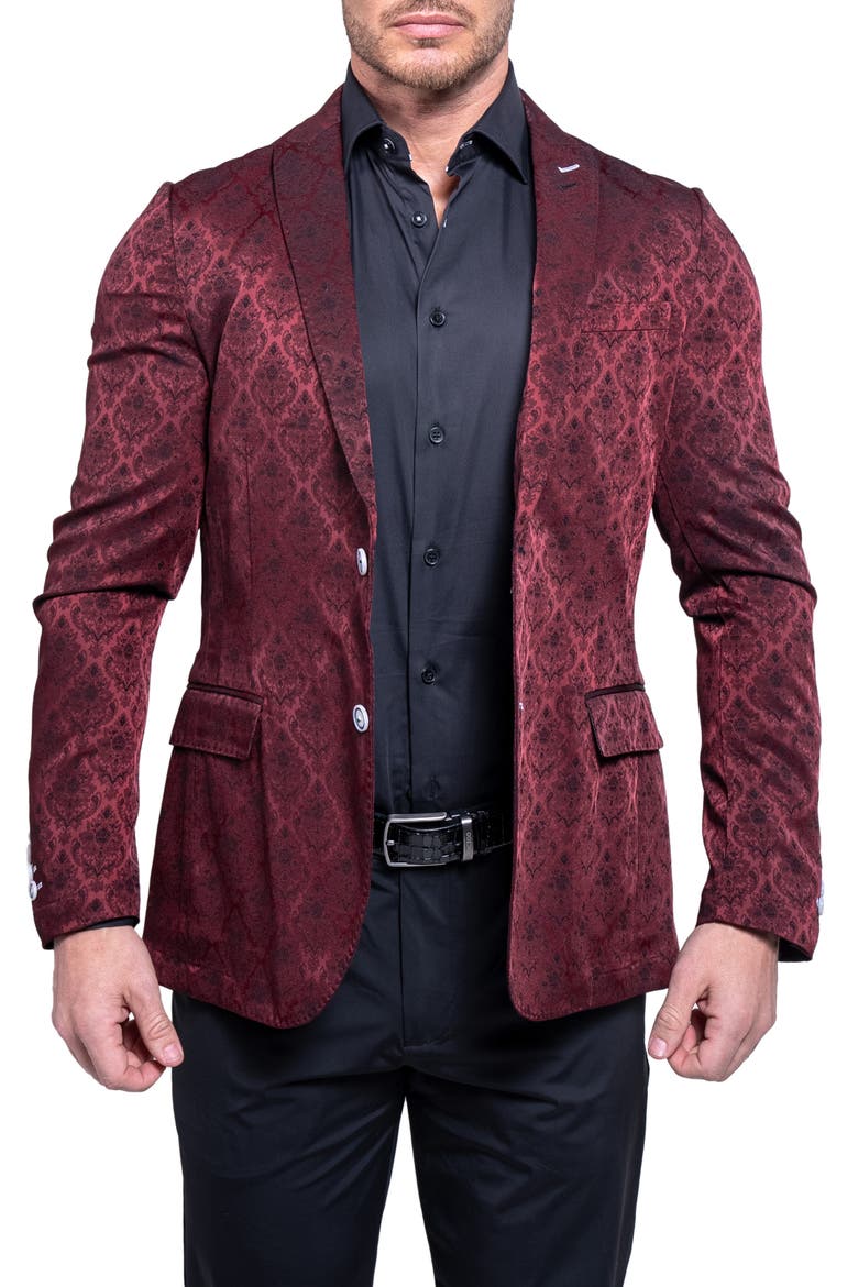 Descartes Ascension2184 Unconstructed Blazer, Alternate, color, RED