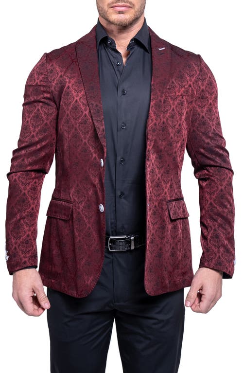 Maceoo Descartes Ascension2184 Unconstructed Blazer In Red