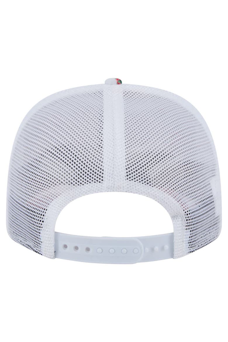 Men's New Era White San Francisco 49ers Adventure Flamingo Pattern 9SEVENTY Stretch-Snap Hat, Alternate, color, White