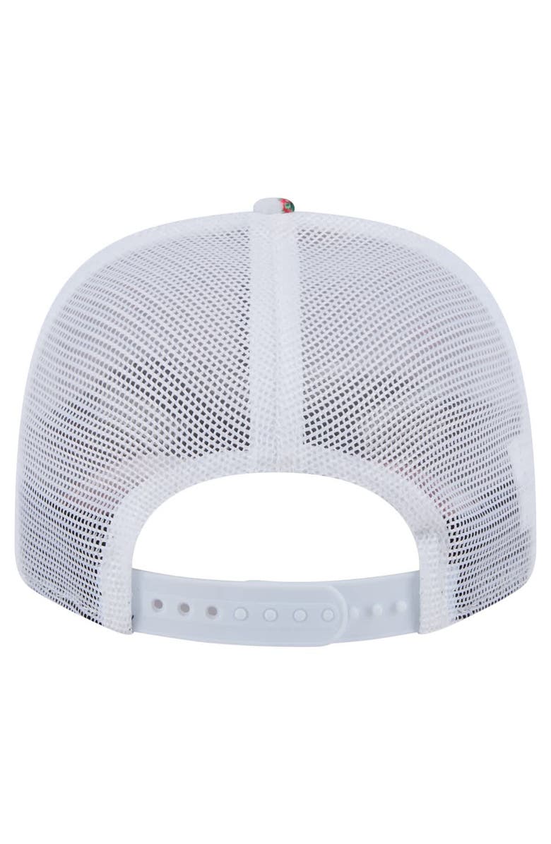 New Era Men's New Era White San Francisco 49ers Adventure Flamingo Pattern 9SEVENTY Stretch-Snap Hat, Alternate, color, White