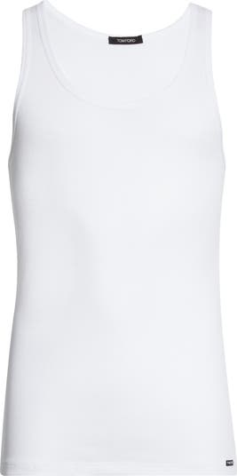 【関税込み】TOM FORD Cotton and modal tank top COTTON MODAL RIB TANK | Tom Ford Fashion