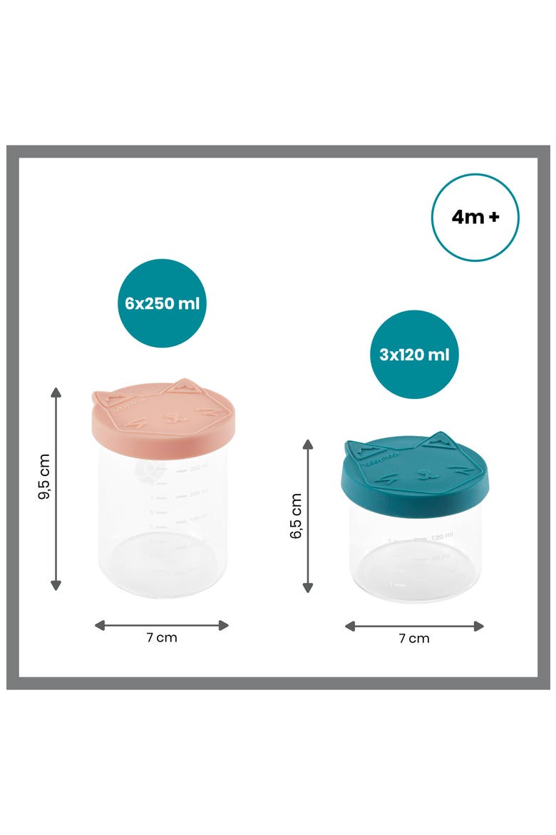 9-Pack Assorted Isy Glass Jars, Alternate, color, MULTI