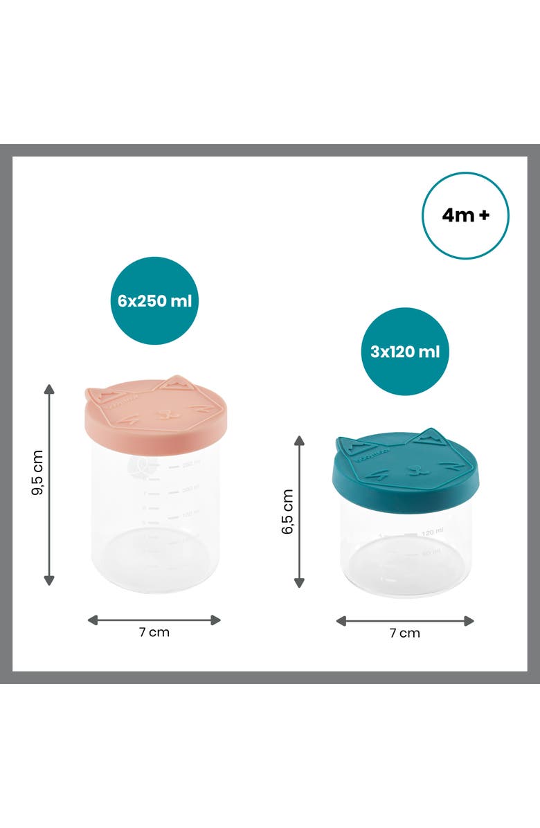 Babymoov 9-Pack Assorted Isy Glass Jars, Alternate, color, 