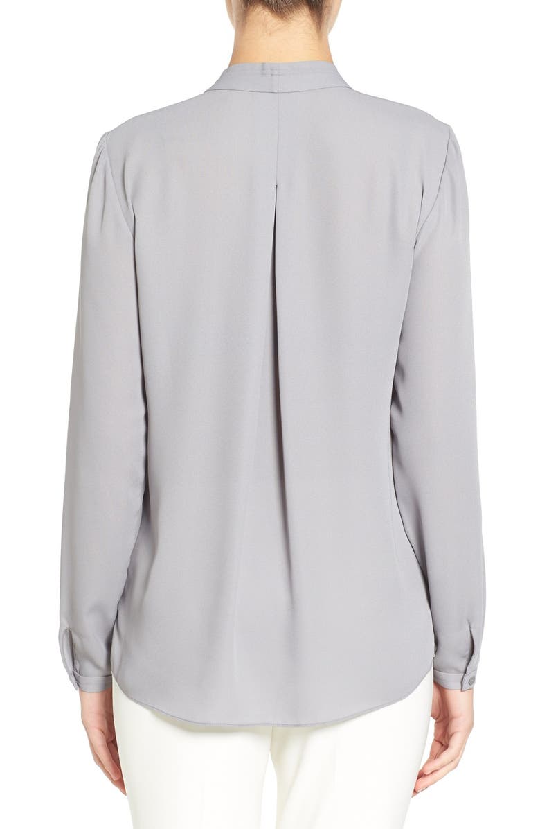T Tahari 'Taylor' Roll Sleeve Blouse, Alternate, color, 