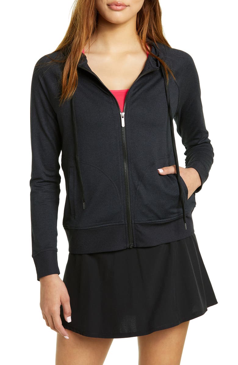 Zella Restore Soft Full Zip Hoodie, Main, color, 