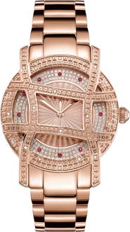 JBW Women's Olympia 10 Year Anniversary Diamond Bracelet Strap Watch, 37mm - 0.20 ctw