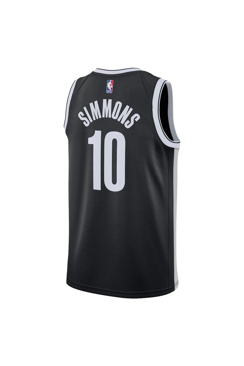Ben Simmons Black Brooklyn Nets 2021/22 Swingman Jersey - Icon Edition, Alternate, color, Black