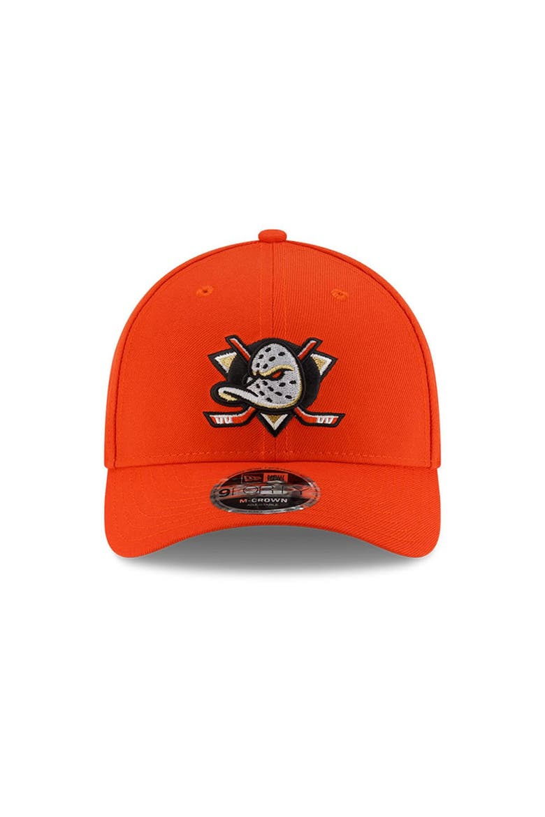 Men's New Era  Orange Anaheim Ducks COOLERA 9FORTY M-Crown Adjustable Hat, Alternate, color, Orange