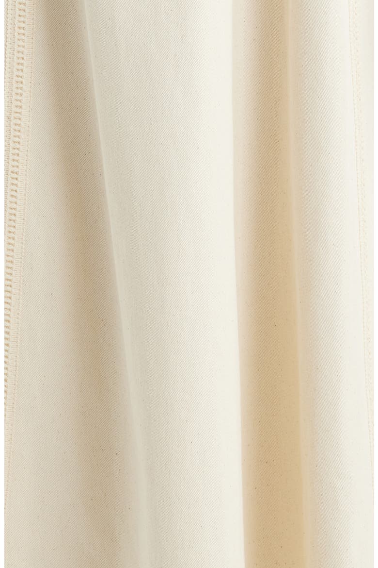 Stitch Tie Waist Midi Dress, Alternate, color, CREAM
