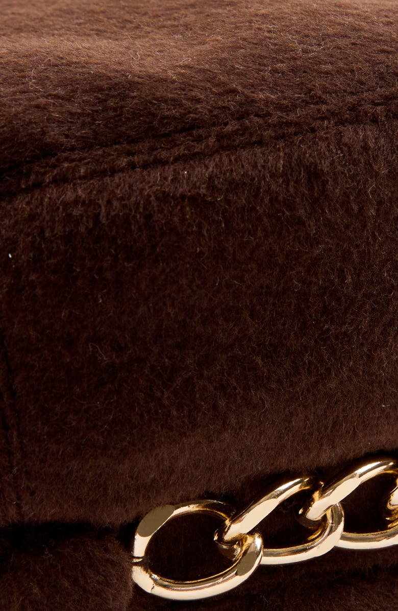 Eugenia Kim Marina Chain Trim Cap, Alternate, color, Chocolate