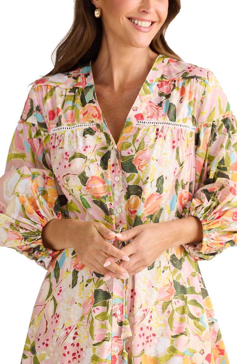 Brave+True Gertie Floral Print Maxi Dress, Alternate, color, Zoes Garden