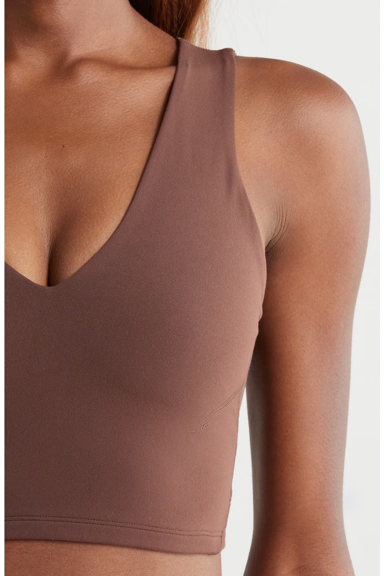 FP Movement Never Better Crop V-Neck Tank, Alternate, color, COCOA