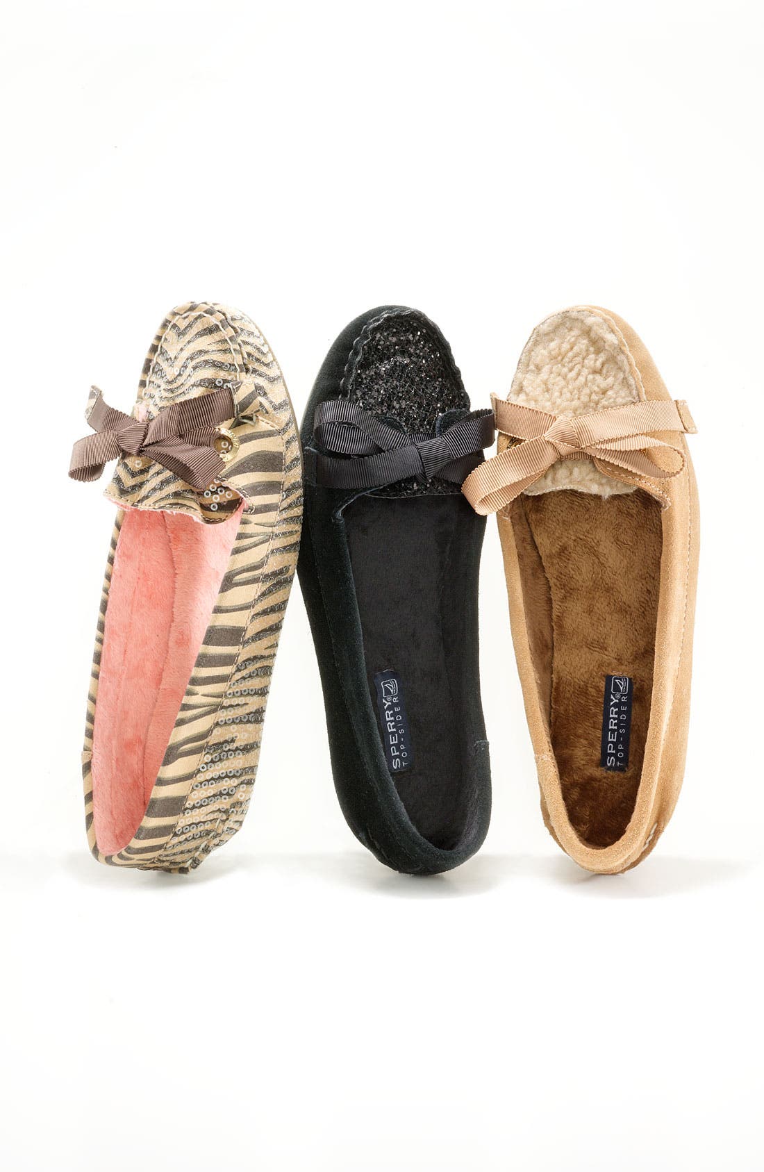 Sperry Top-Sider® 'Skipper' Slipper, Alternate, color, COGNAC ZEBRA