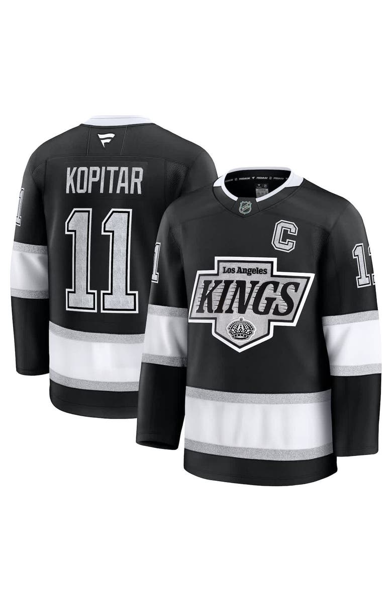 FANATICS Men's Fanatics Anze Kopitar Black Los Angeles Kings Home Premium Jersey, Alternate, color, 