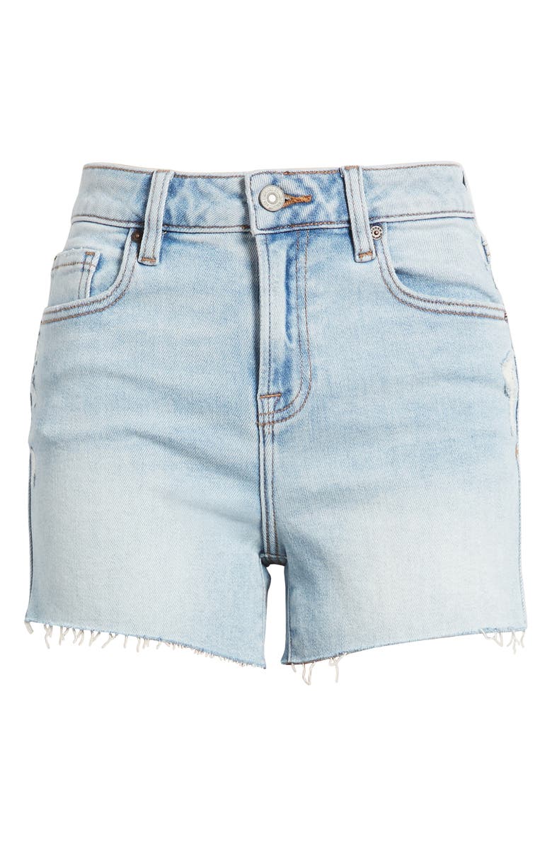 HIDDEN JEANS Cutoff Denim Shorts, Alternate, color, Medium Wash