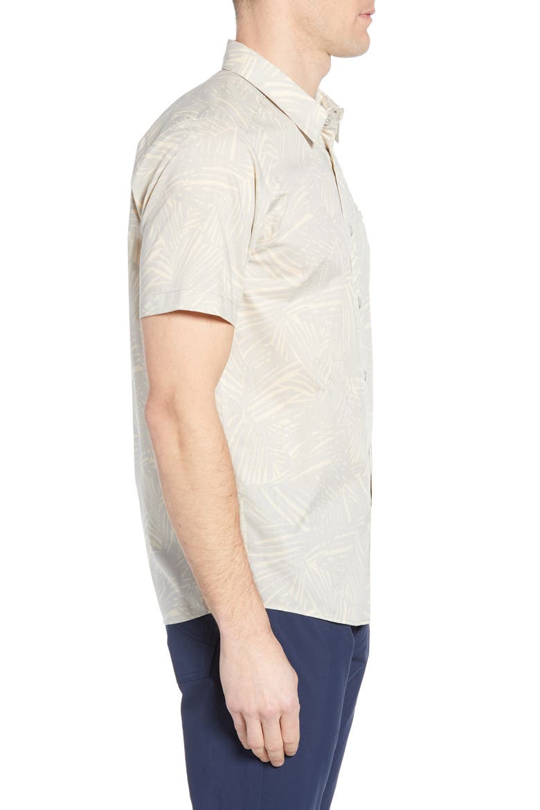 Go To Regular Fit Short Sleeve Shirt, Alternate, color, RAIN FERN GREY