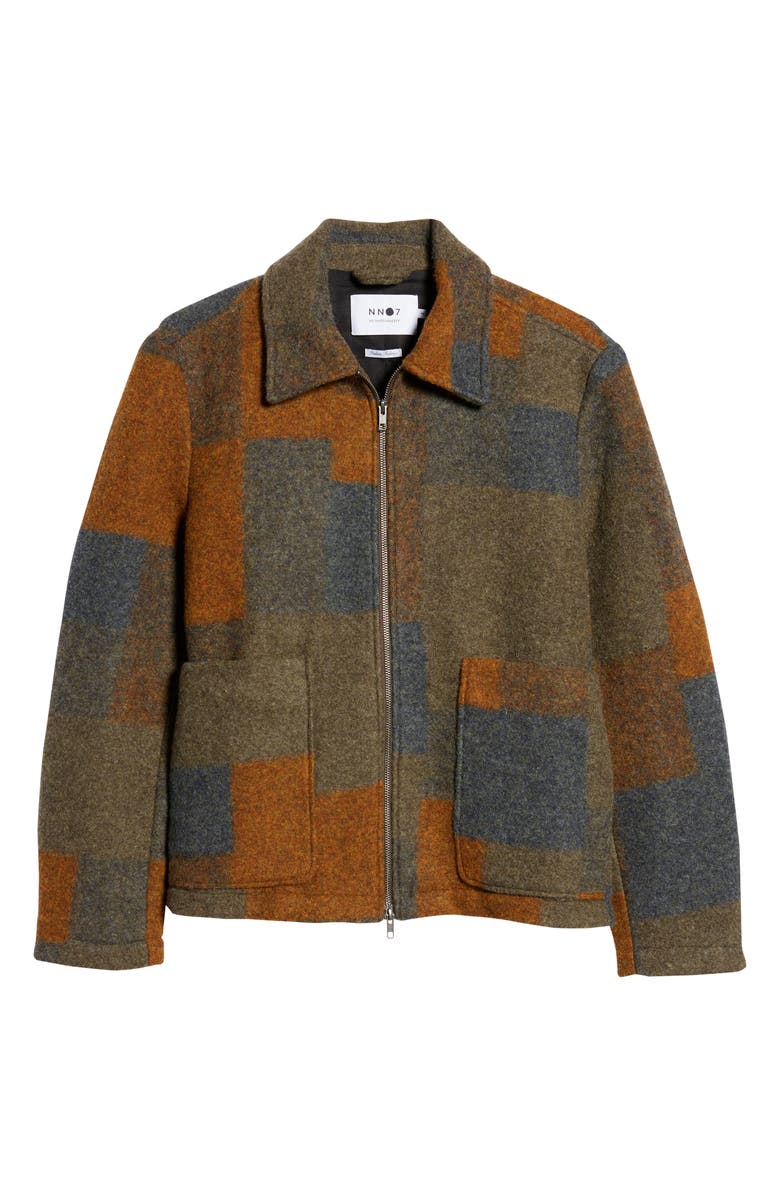 NN07 Gael Wool Blend Jacket, Alternate, color,