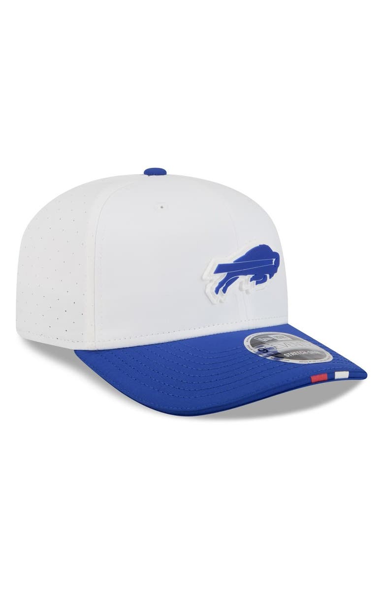 New Era Men's New Era  White/Royal Buffalo Bills 2025 NFL Training Camp 9SEVENTY Adjustable Hat, Alternate, color, 