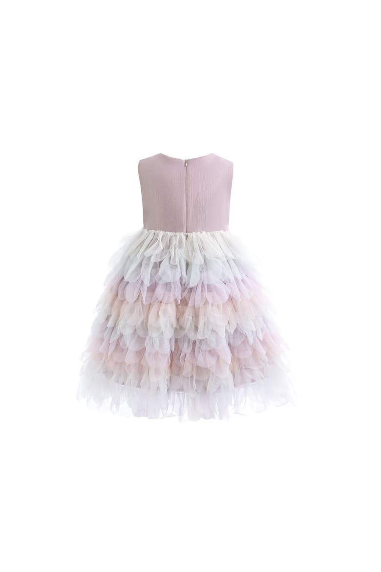 Multi Ruffle Layla Dress, Alternate, color, Purple