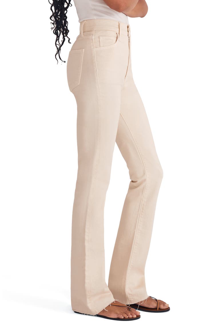 The Valentina High Waist Bootcut Jeans, Alternate, color, BONE