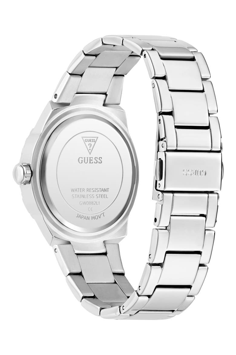 Sangria Blue Ombré Bracelet Watch, 36mm, Alternate, color, SILVER
