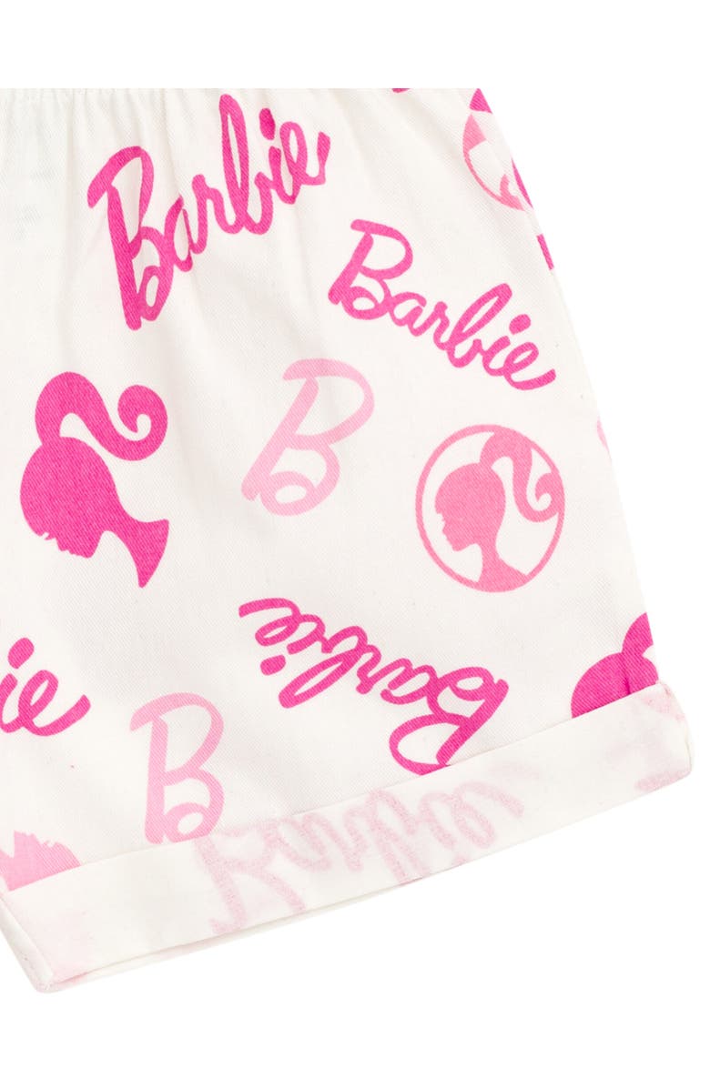 Barbie T-Shirt & Woven Shorts Set, Alternate, color, Hot Pink, We Dream Together