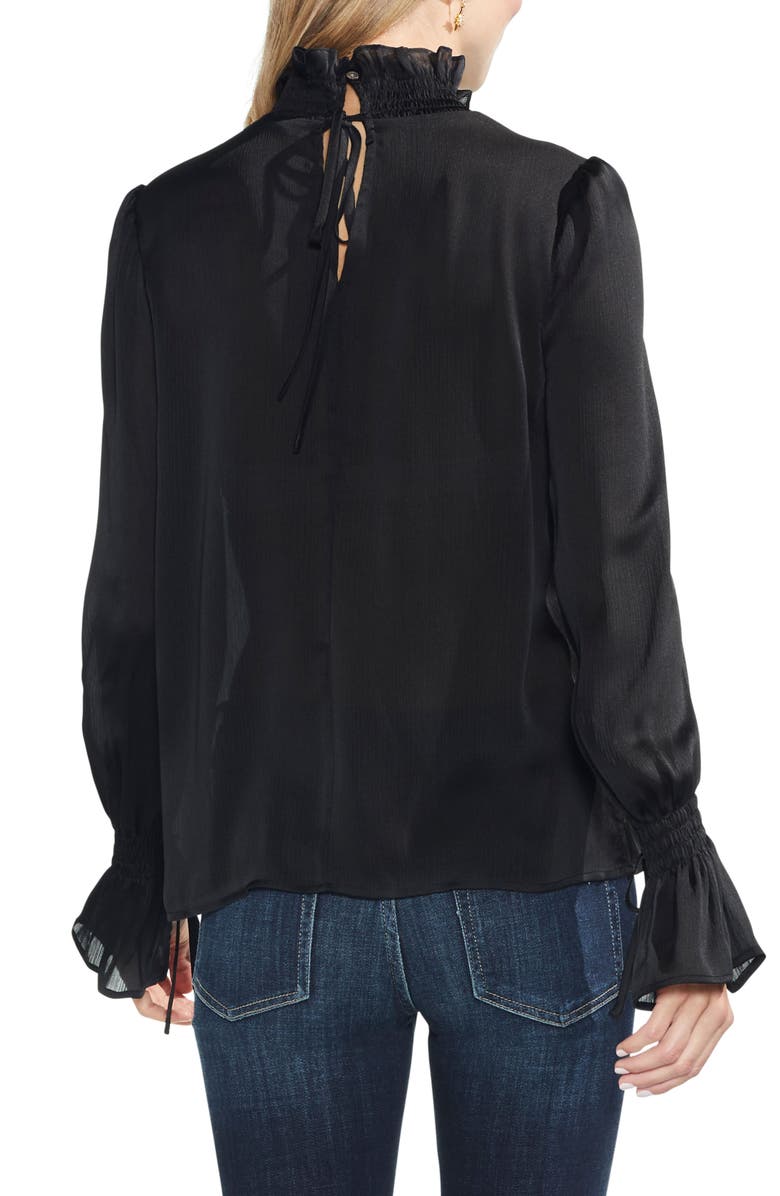 Vince Camuto Tie Flare Cuff Blouse, Alternate, color, 