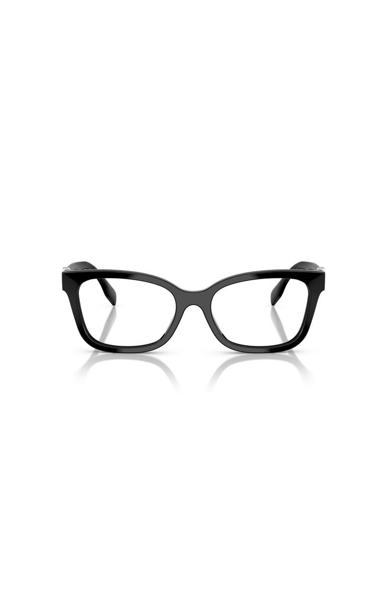 Tory Burch 49mm Square optical glasses, Alternate, color, Black