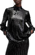 AllSaints Whitney Sequin Top