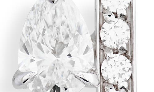 Repossi Serti Sur Vide Diamond Single Stud Earring In White