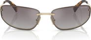 Miu Miu 69mm Oversize Oval Sunglasses