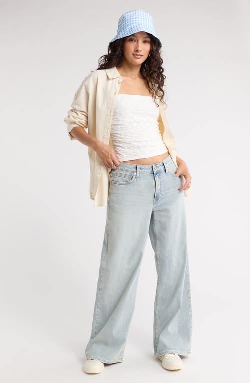 Abound Knit Tube Top In White