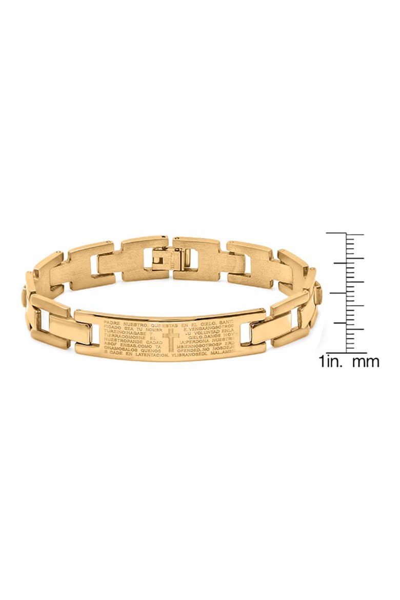 Spanish Prayer Bracelet, Alternate, color, GOLD