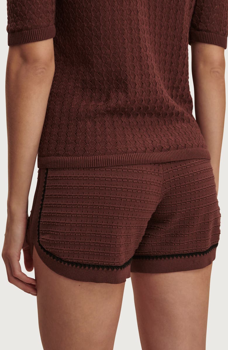 Varley Morden Knit Shorts, Alternate, color, Ironwood