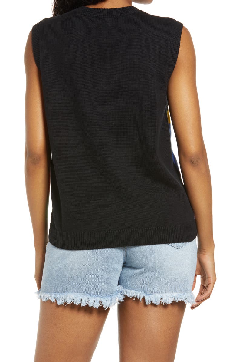 BP. Be Proud by BP Gender Inclusive Pride Colorblock Sweater Vest, Alternate, color, 