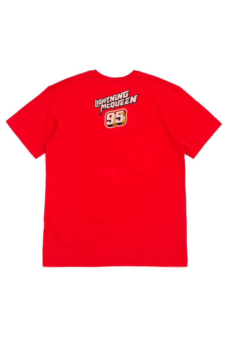 Cars Cosplay Short Sleeve T-Shirt, Alternate, color, McQueen Racing Red