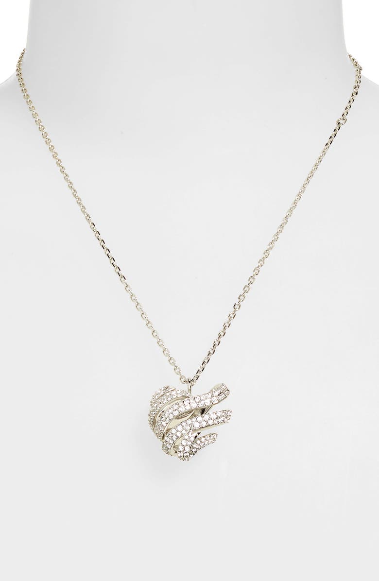Swarovski Volta Crystal Heart Pendant Necklace, Alternate, color, 