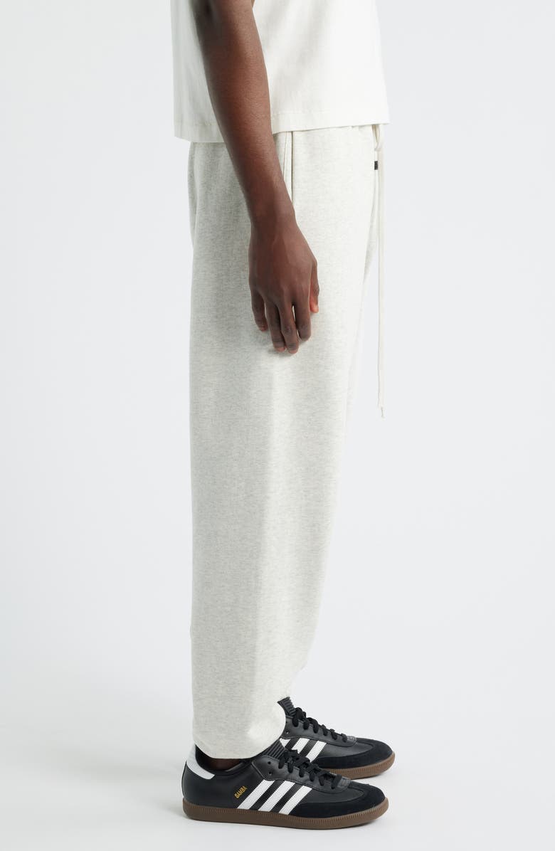 Fear of God Essentials MLB Classic Fit Cotton Graphic Sweatpants, Alternate, color, Light Heather