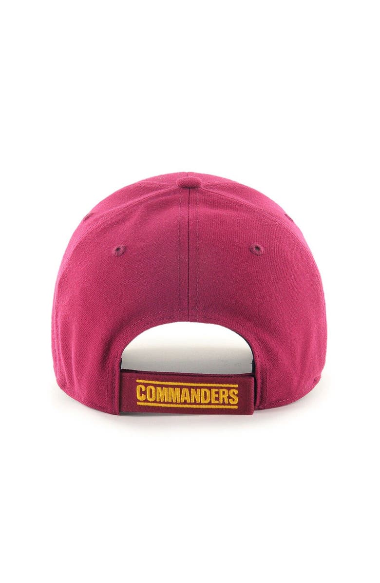 '47 Men's '47 Burgundy Washington Commanders MVP Adjustable Hat, Alternate, color, 