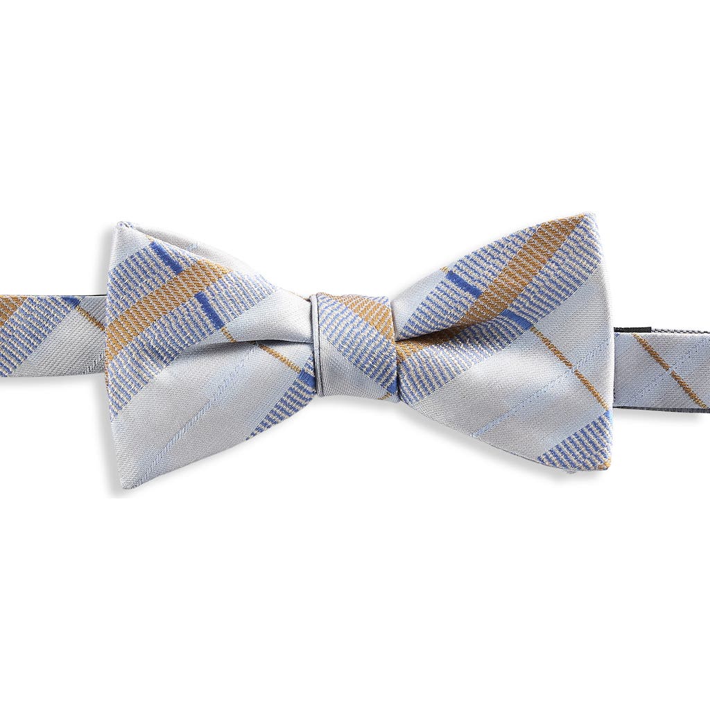 Synrgy By Dxl Synrgy Modern Plaid Bow Tie In Blue