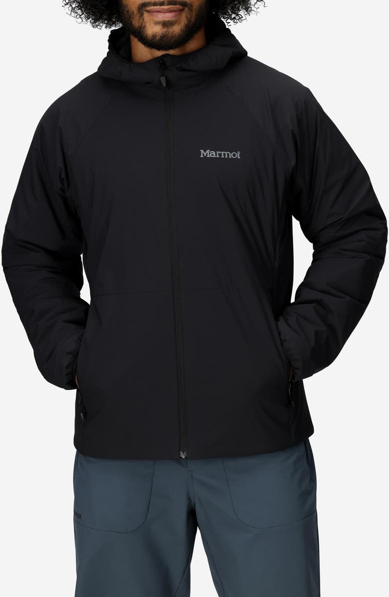 Marmot Novus LT Insulated Hooded Jacket, Main, color, Black