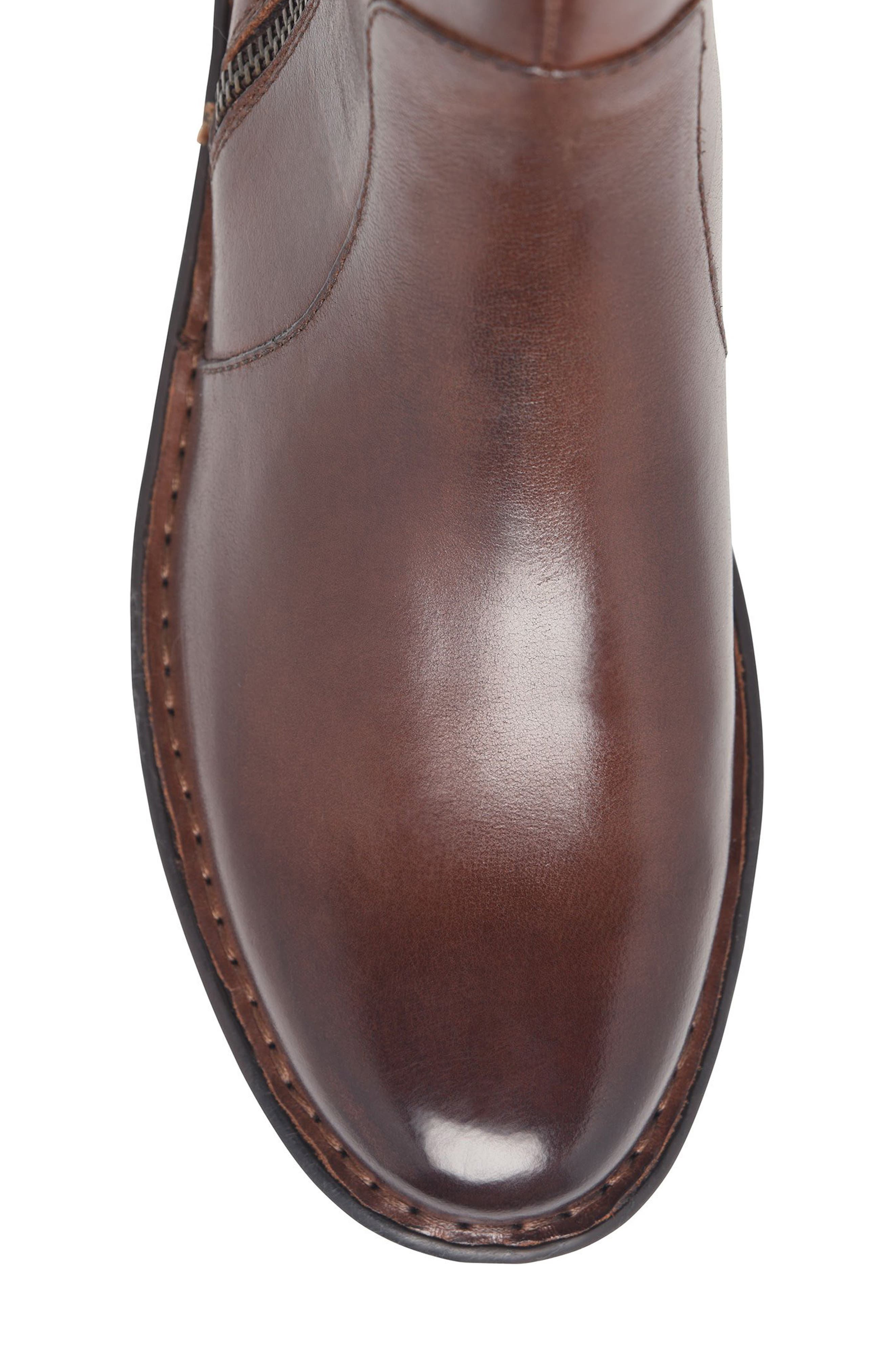 Børn Tricia Zip Ankle Boot, Alternate, color, Brown