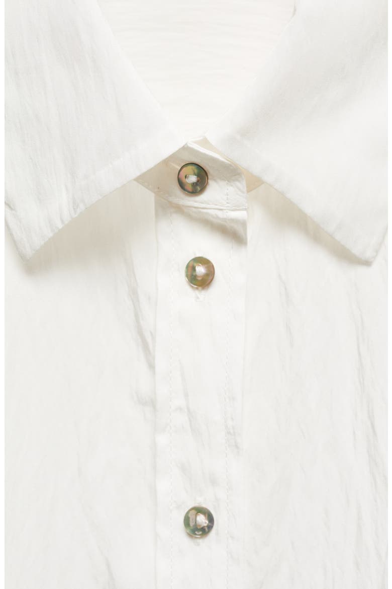 Long Sleeve Woven Shirt, Alternate, color, OFF WHITE