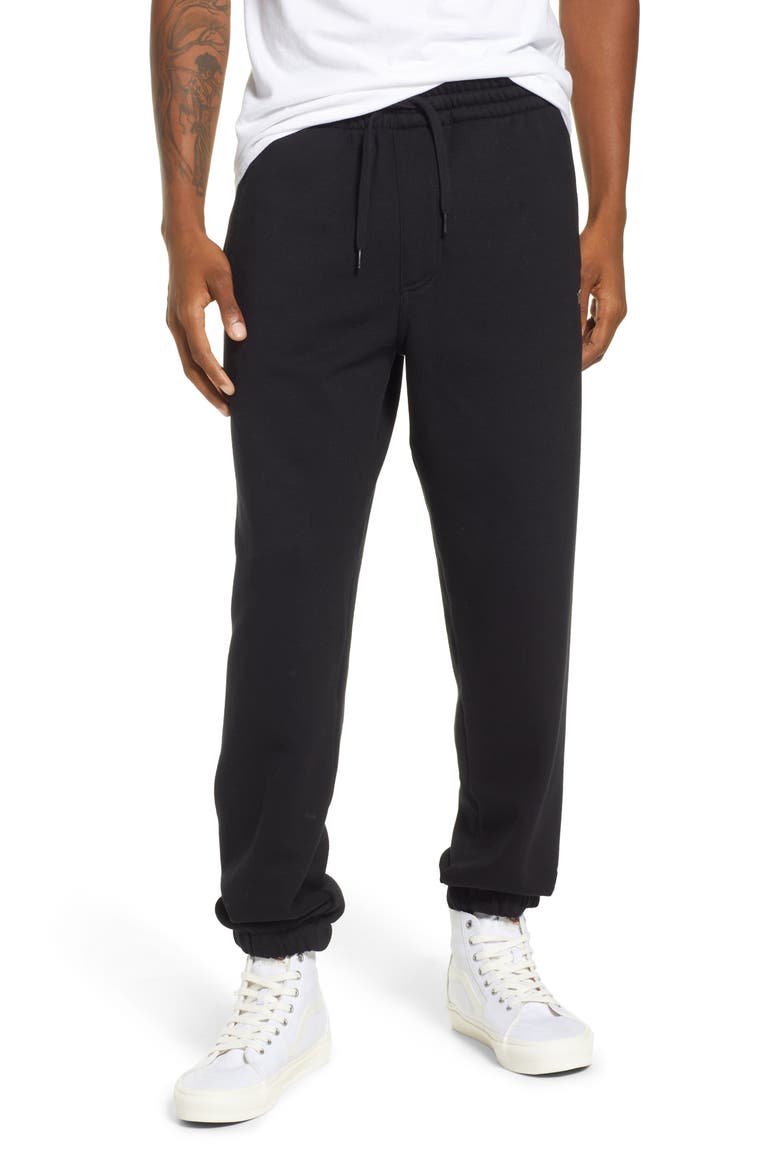 Men's Cotton Blend Fleece Joggers, Main, color, BLACK