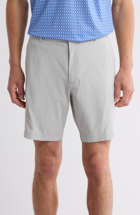 Flat Front 9-Inch Golf Shorts