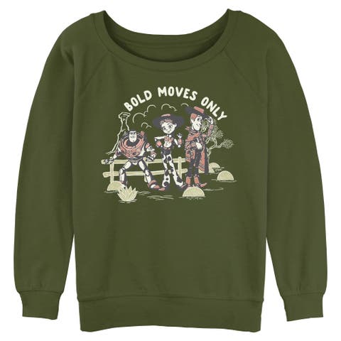Junior's Toy Story 5 Bold Moves Only  Sweatshirt