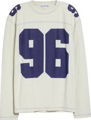 Acne Studios Logo Organic Cotton Jersey T-Shirt